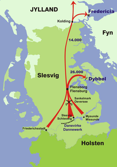 Kort Over DybbøL 1864 Chapter 3 – Dybbøl – Historiecenter Dybbøl Banke Kort Over DybbøL 1864